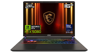 MSI Vector 16 Intel Core Ultra 9 32GB RAM 1TB SSD RTX 5080 240Hz 16 Inch Windows 11 Gaming Laptop