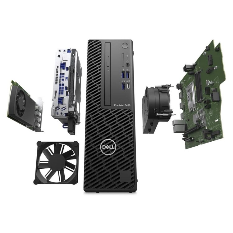 Dell Precision 3460 SFF Intel Core i7-14700 16GB RAM 512GB SSD T1000 Windows 11 Pro Desktop PC