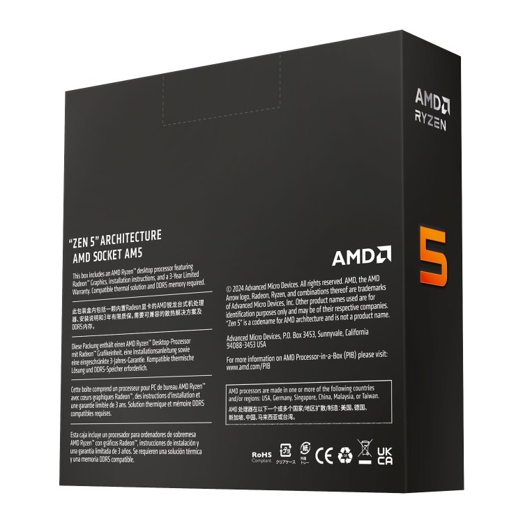 AMD Ryzen 5 9600X 6 Core AM5 Granite Ridge Processor