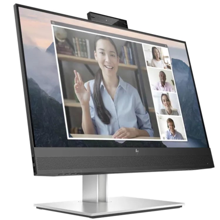 HP E24mv G4 23.8" IPS Full HD Conferencing Monitor with Integrated Webcam and Speakers
