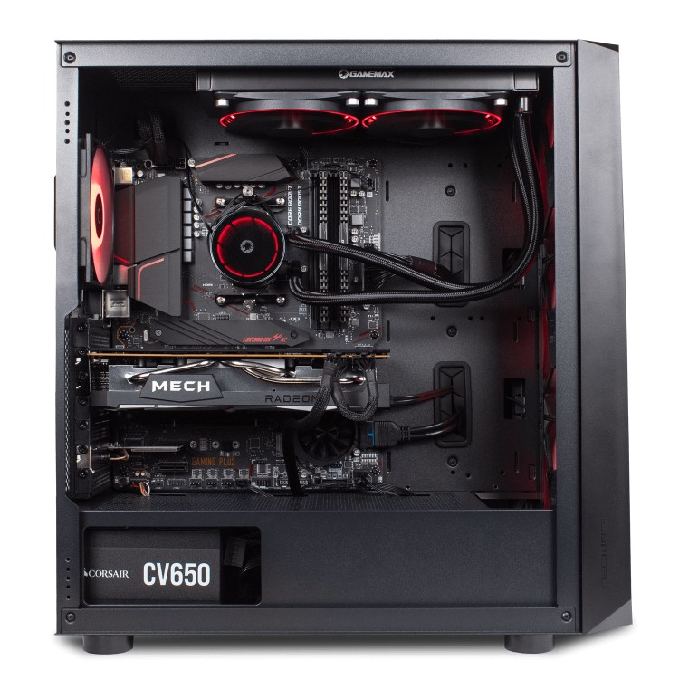 Fierce Lightning AMD Ryzen 7 5800X 16GB 500GB SSD + 2TB HDD GeForce RTX 3060 Windows 10 Desktop Gaming PC