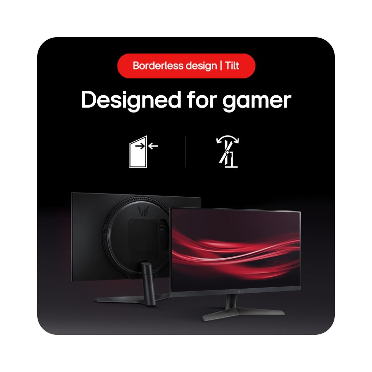 LG UltraGear 24GS60F 24" IPS Full HD 180Hz 1ms Gaming Monitor