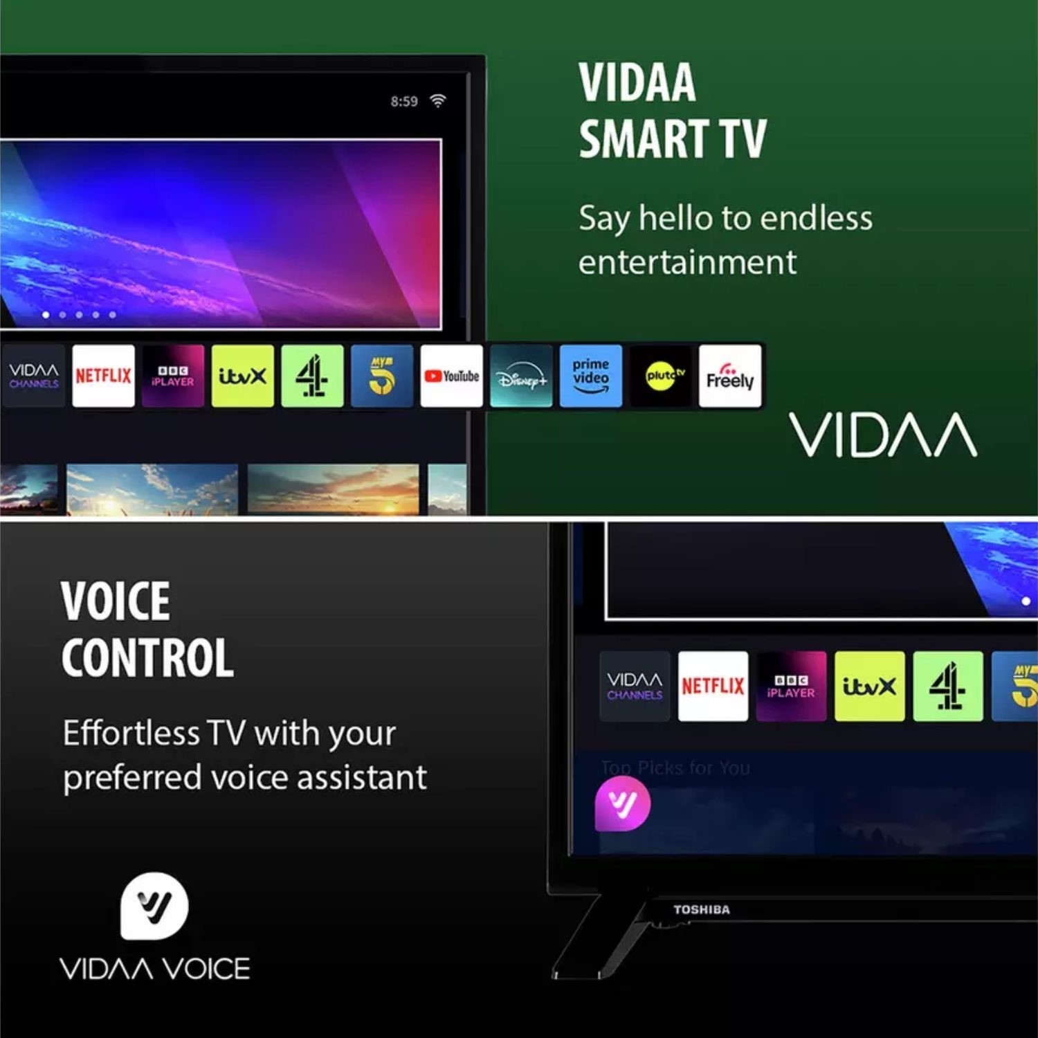 VIDAA Smart TV with Voice Control