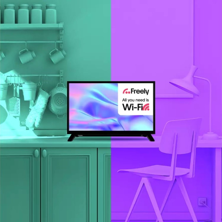 Toshiba 24WV2553DB 24" HD Ready Smart LED TV with HDR10 Dolby Audio & Freely Streaming