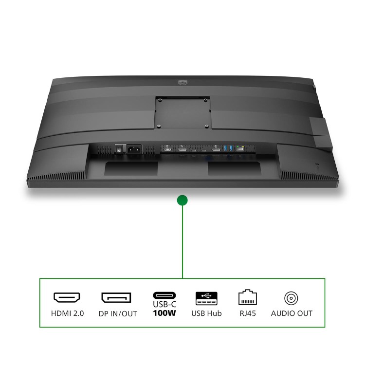 Philips 5000 Series 27B2G5601 27" IPS QHD 100Hz RJ45 Efficiency Business Monitor