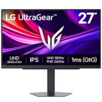 LG UltraGear 27G810A-B 27" IPS Dual-Mode 4K at 180Hz Full HD at 360Hz 1ms Gaming Monitor