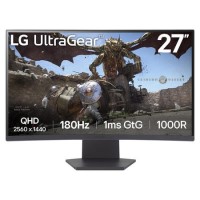LG UltraGear 27GS60QC 27" VA QHD 180Hz 1ms Curved Gaming Monitor 
