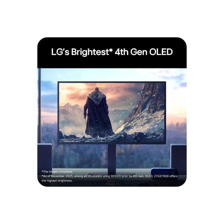 LG UltraGear 27GX790B 27" OLED Dual Mode Full HD 720Hz QHD 540Hz 0.02ms Gaming Monitor