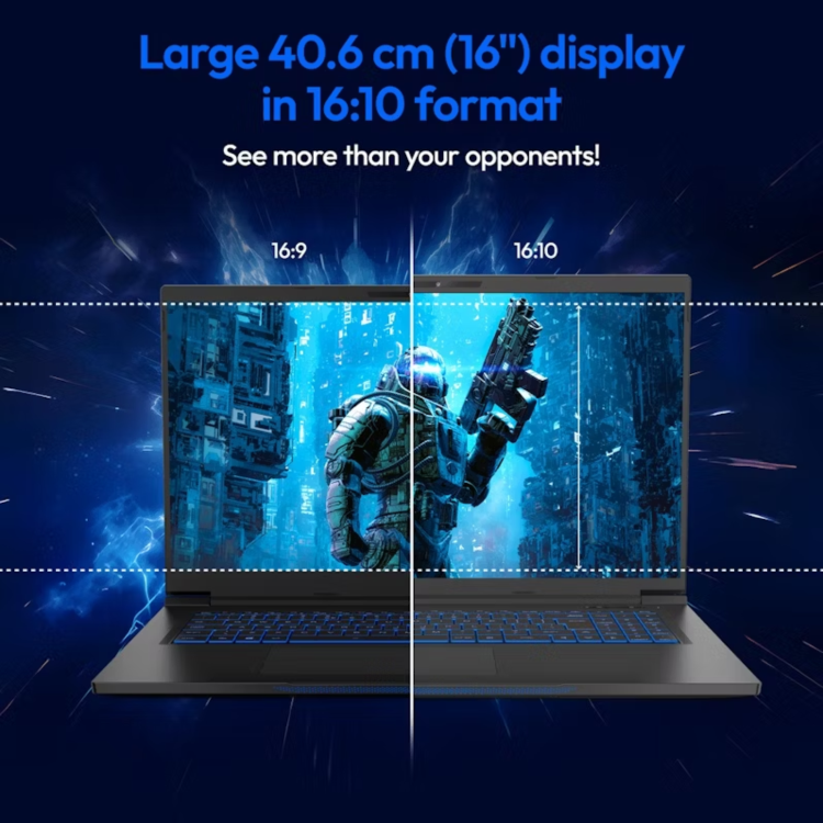 Medion ERAZER Beast 16 X1 Intel Core Ultra 9 32GB RAM 2TB SSD RTX 5080 300Hz 16 Inch QHD+ Windows 11 Gaming Laptop