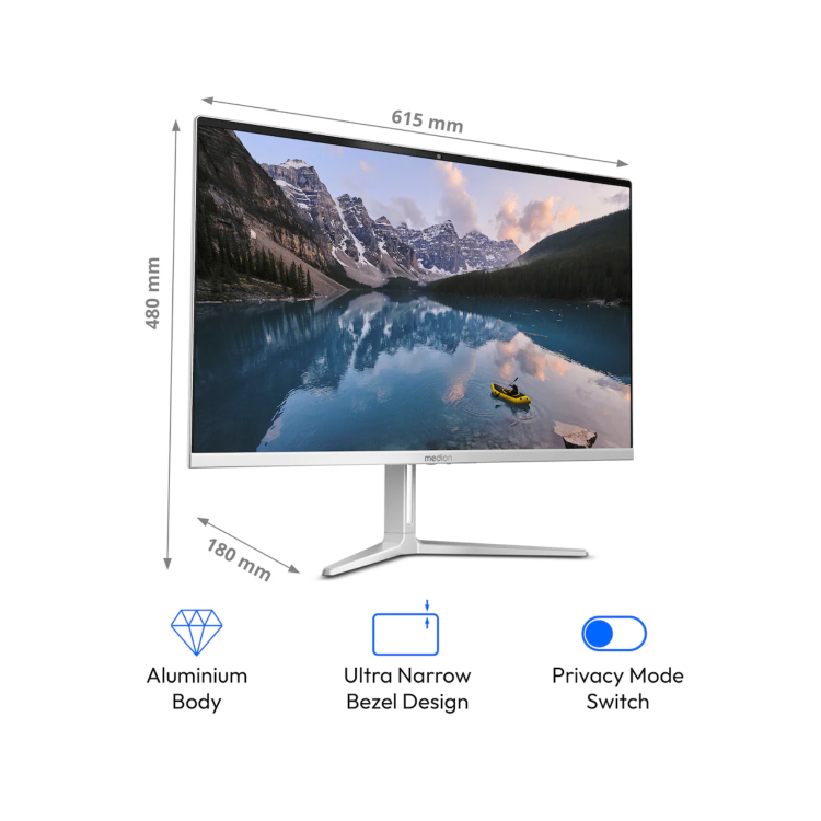 Medion Akoya Signium Intel Core 7 240H 32GB RAM 1TB SSD 27 Inch Full HD Windows 11 All-in-One PC