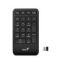 Genius NumPad 1000 2.4GHz Wireless Numeric Keypad Portable Numberpad with Palm Rest