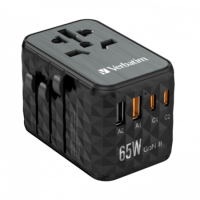 Verbatim UTA-05 GaN III 65W Universal Travel Adapter