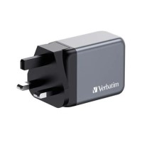 Verbatim 3-Port GaN 65W Laptop Charger