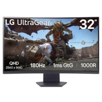 LG UltraGear 32GS60QC 32" VA QHD 1ms Curved Gaming Monitor