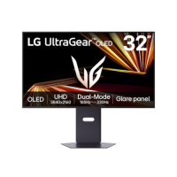 Refurbished LG UltraGear GX8 32GX850A-B 32" OLED Dual Hz 4K UHD 165Hz Full HD 330Hz 0.03ms Gaming Monitor