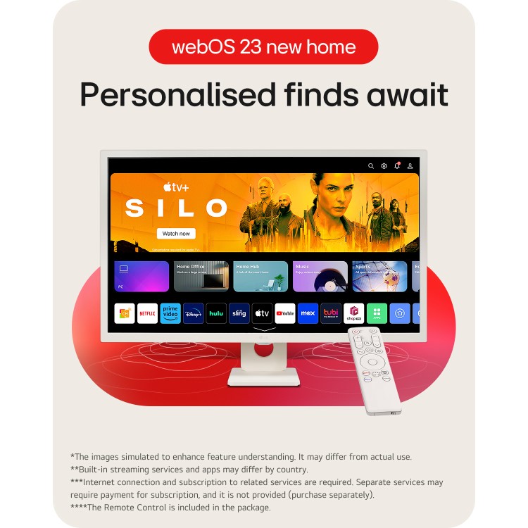 LG 32SR50F 32" IPS Full HD Smart Monitor 