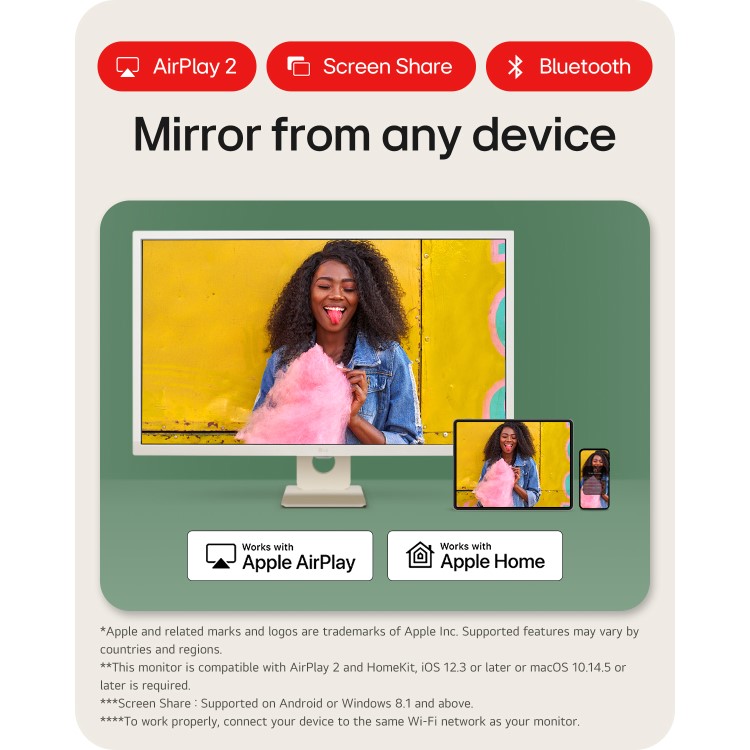 LG 32SR50F 32" IPS Full HD Smart Monitor 