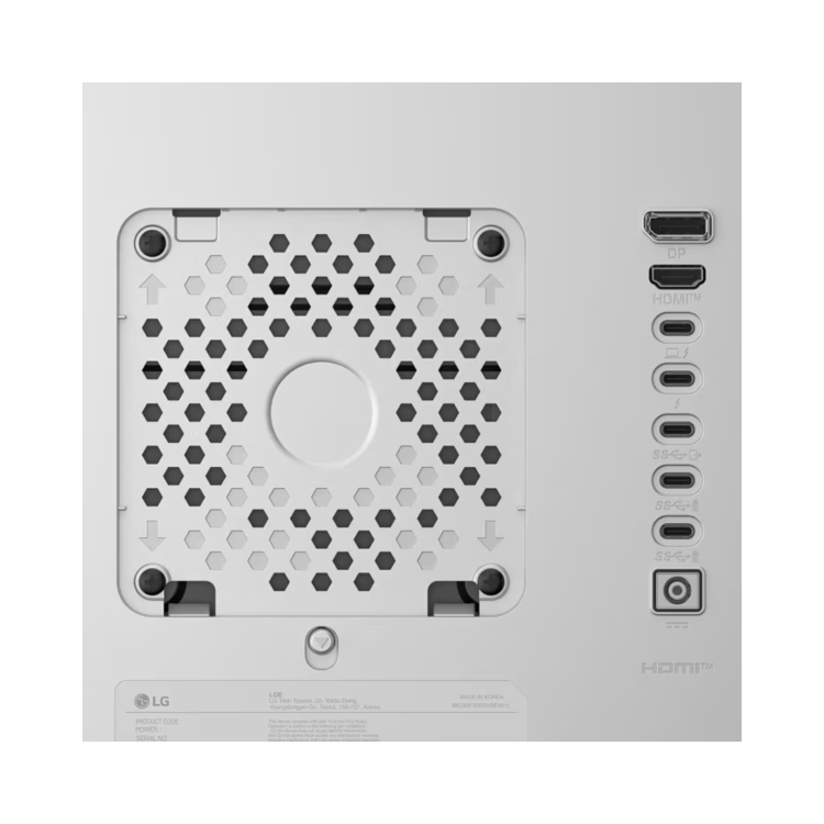 LG UltraFine 32U990A-S 32" IPS 6K USB-C Thunderbolt 5 Professional Monitor