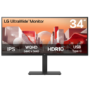 LG 34BA75QE 34" IPS QHD UltraWide Curved USB-C Monitor