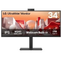 LG 34BA85QE 34" IPS QHD USB-C Webcam UltraWide Curved Monitor