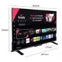 Toshiba 40LV2553DB 40" Full HD Smart LED TV with HDR10 Dolby Audio & Freely Streaming