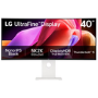LG UltraFine 40U990A-W 40" IPS 5K2K 120Hz Thunderbolt 5 UltraWide Curved Monitor