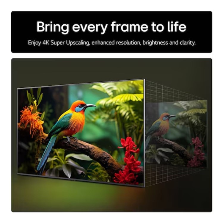 LG 43UA74006LB 43 4K Ultra HD Smart TV – AI Processor HDR10 Pro & webOS