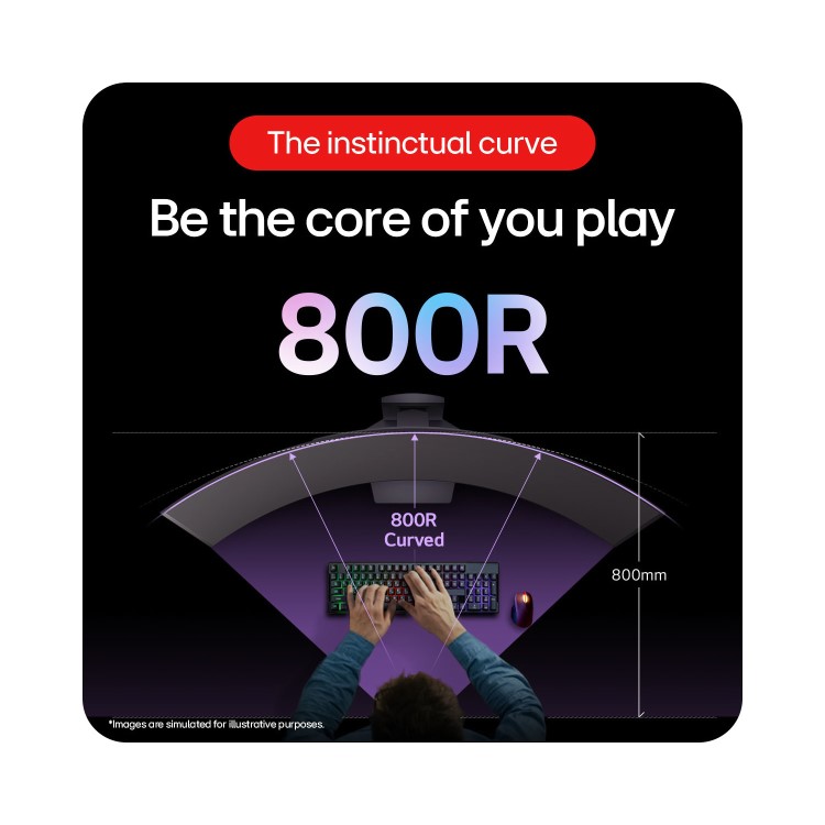 LG UltraGear 45" OLED WQHD 240Hz 0.03ms UltraWide Curved Gaming Monitor