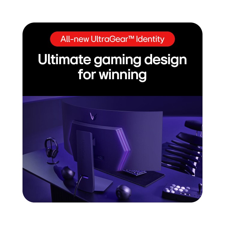 LG UltraGear 45" OLED WQHD 240Hz 0.03ms UltraWide Curved Gaming Monitor