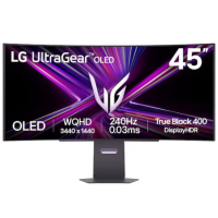 LG UltraGear GX9 45GX900A-B 45" OLED WQHD 240Hz 0.03ms USB-C UltraWide Curved Gaming Monitor
