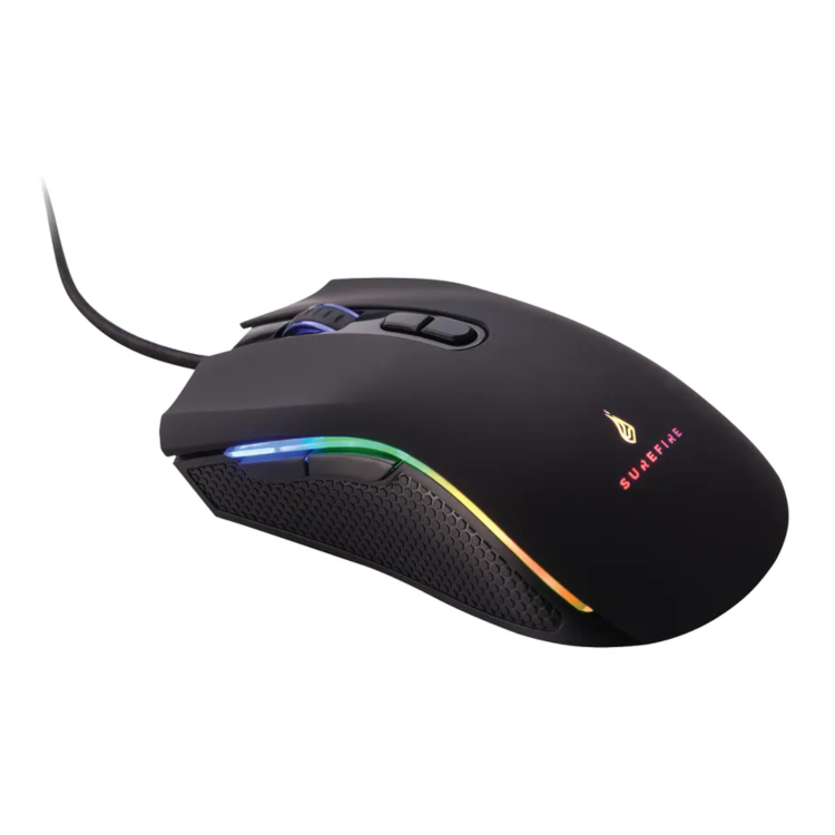 SureFire Hawk Claw RGB Wired Gaming Mouse Black