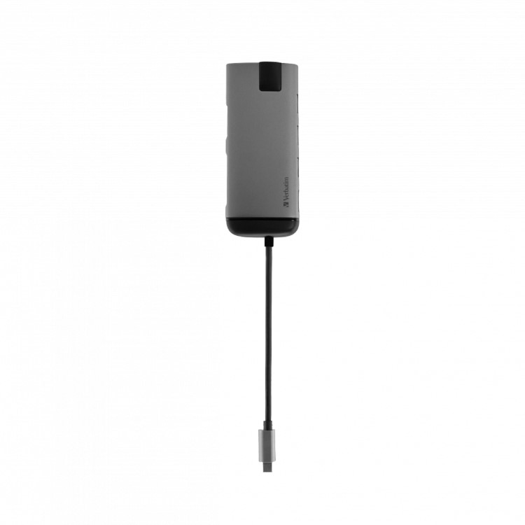 Verbatim USB-C Multiport Hub with USB 3.1 Gen 1 USB 3.0 HDMI SDHC MICROSDHC RJ45