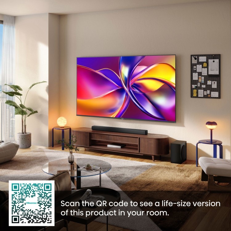 Hisense E78QTUK 50 inch Smart 4K Ultra HD QLED TV