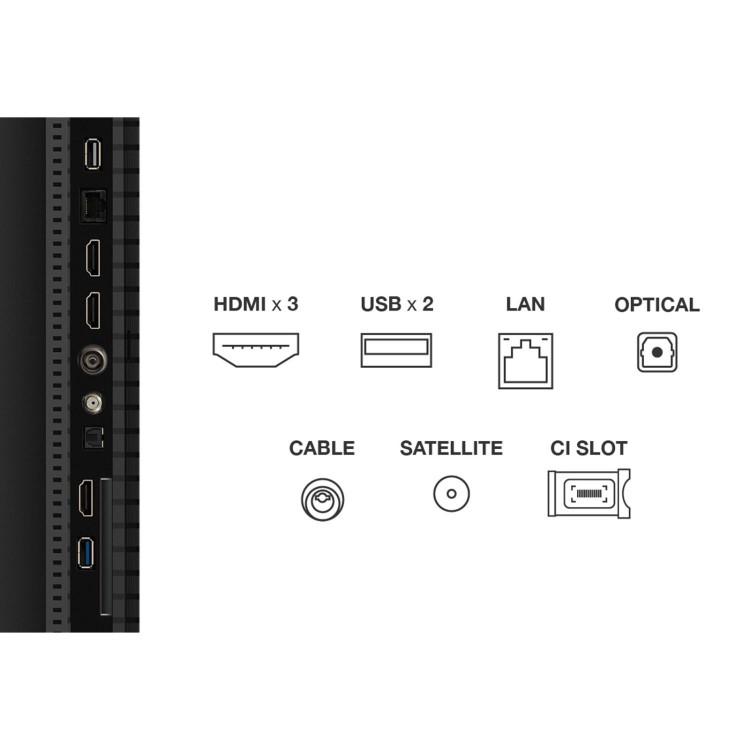 TCL 50P7K-UK 50-Inch QLED 4K HDR Smart TV  Dolby Vision HDR10+ & Google TV