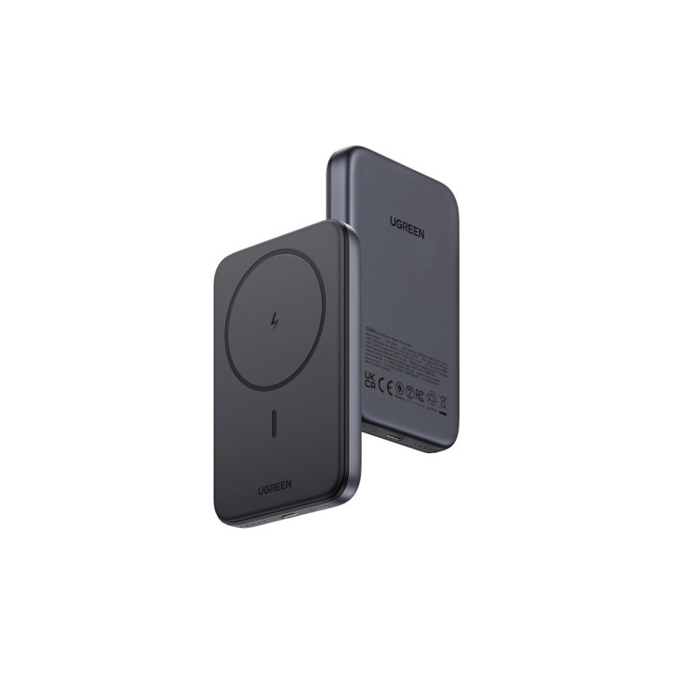 UGREEN 10000mAh Magnetic Wireless Power Bank - Grey