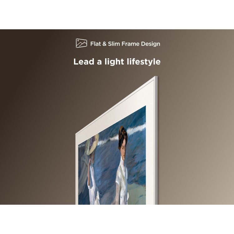 TCL NXTVISION 55A300W-UK 55-Inch 4K QLED TV  Dolby Vision IQ HDR10+ Google TV & Game Master Pro