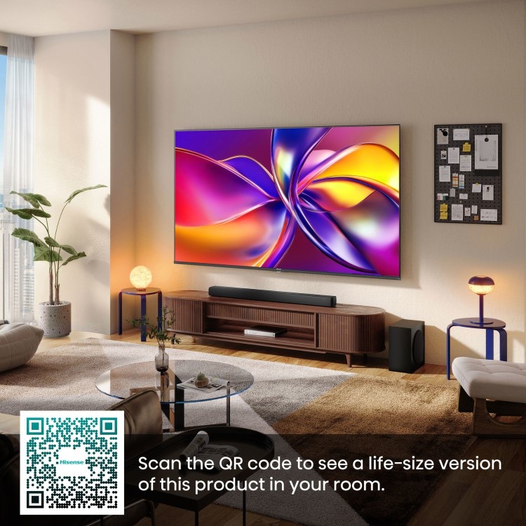 Hisense E78QTUK 55 inch Smart 4K Ultra HD QLED TV