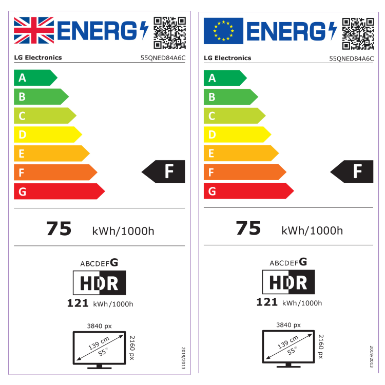 LG QNED84A 55 inch 4K Ultra HD Smart TV