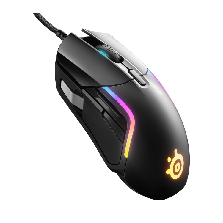 SteelSeries Rival 5 RGB Wired Optical Gaming Mouse Black