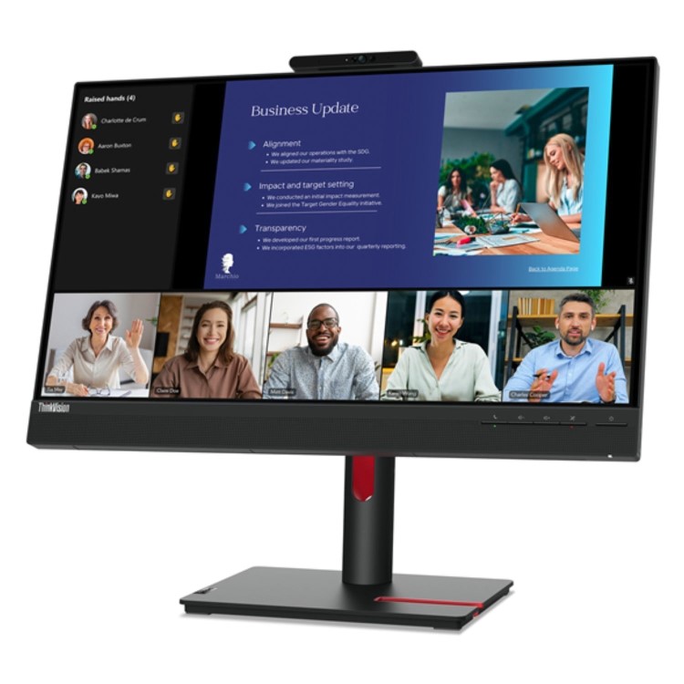 Refurbished Lenovo ThinkVision T24v-30 23.8" IPS Full HD Monitor