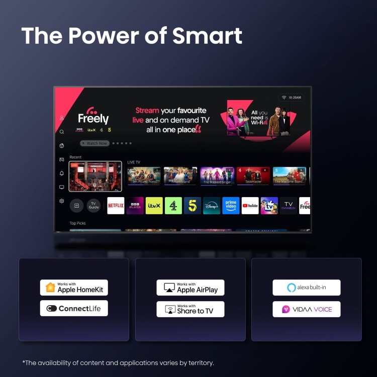 Hisense A7QTUK 65 inch Smart 4K Ultra HD QLED TV