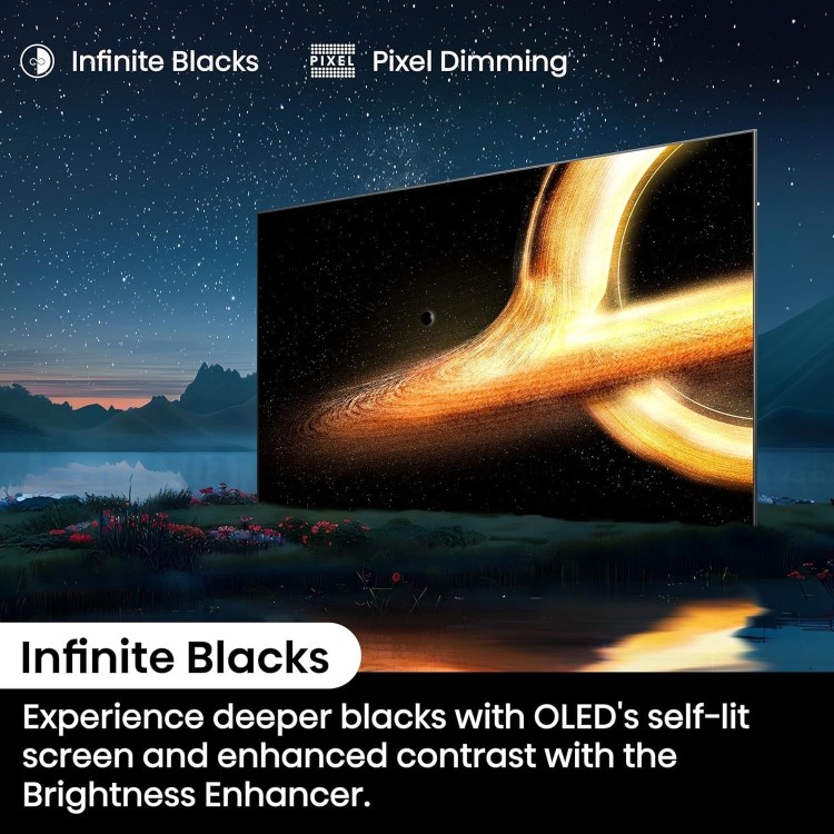Hisense A85NTUK OLED 4K Smart TV – 120Hz Dolby Vision IMAX Enhanced