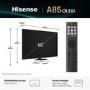 Hisense A85QTUK 65 inch Smart 4K Ultra HD Mini-LED TV