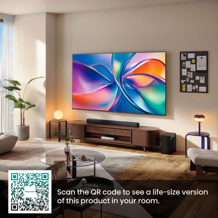 Hisense E7QTUK 65 inch Smart 4K Ultra HD QLED TV