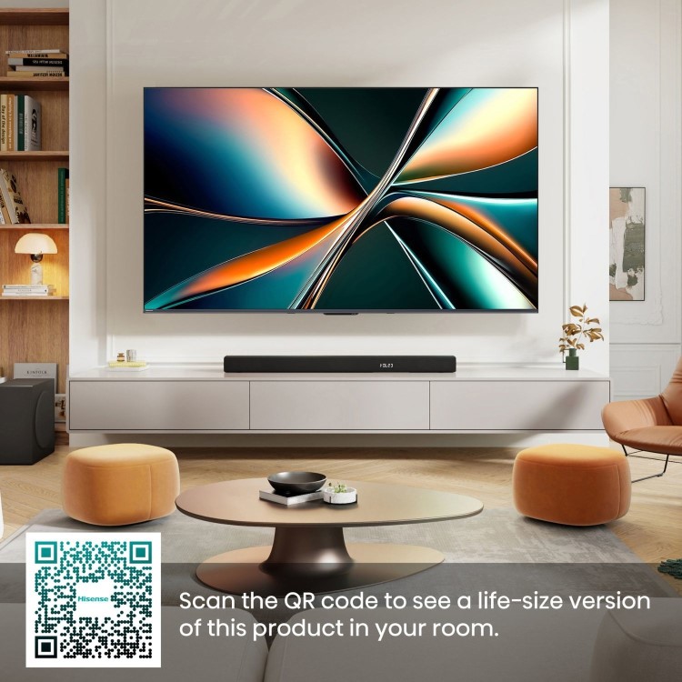 Hisense U7QTUK 65 inch Smart 4K Ultra HD Mini-LED TV