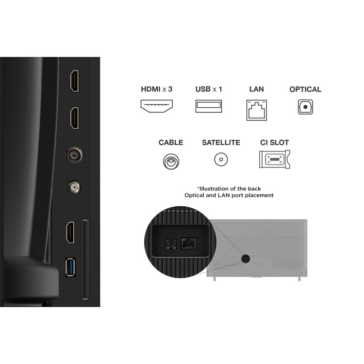 TCL 65V6C-UK 65-Inch 4K HDR Smart TV  Dolby Vision HDR10+ Google TV & Dolby Atmos