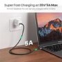 UGREEN USB-C to USB-C 100W 5A Charger Cable - Black