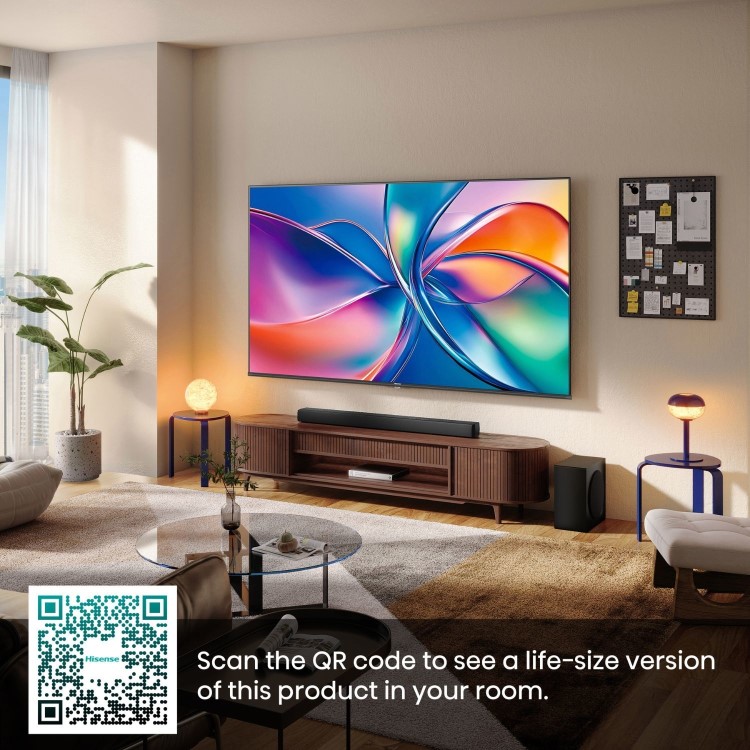 Hisense E7QTUK 75 inch Smart 4K Ultra HD QLED TV