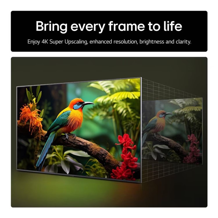 LG 75UA74006LB 75 4K Ultra HD Smart TV – a7 AI Processor HDR10 Pro & webOS