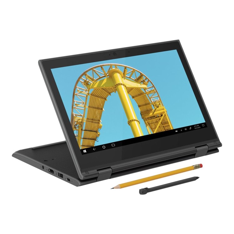 Lenovo 300e Intel Celeron N4120 4GB 64GB eMMC 11.6 Inch Touchscreen Windows 10 Pro National Academic Convertible Laptop